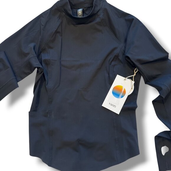 Vuori Long Sleeve Crush Rashguard Black Women’s S Performance Swim Surf Top - Picture 3 of 10